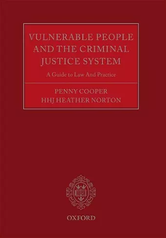 Vulnerable People and the Criminal Justice System cover