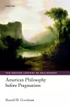 American Philosophy before Pragmatism cover