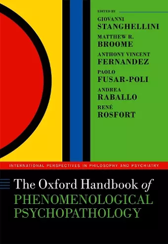 The Oxford Handbook of Phenomenological Psychopathology cover