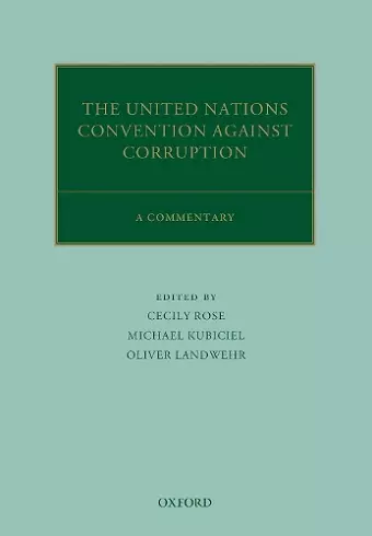 The United Nations Convention Against Corruption cover