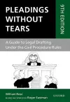 Pleadings Without Tears cover