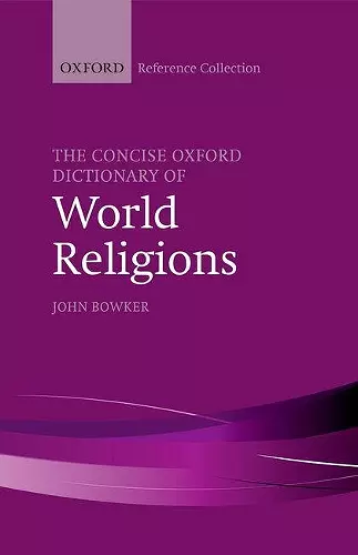 The Concise Oxford Dictionary of World Religions cover