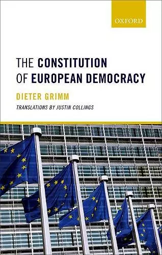 The Constitution of European Democracy cover