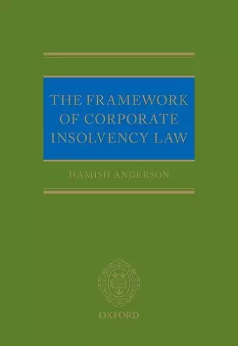 The Framework of Corporate Insolvency Law cover