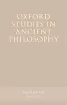 Oxford Studies in Ancient Philosophy, Volume 52 cover