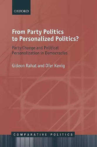 From Party Politics to Personalized Politics? cover