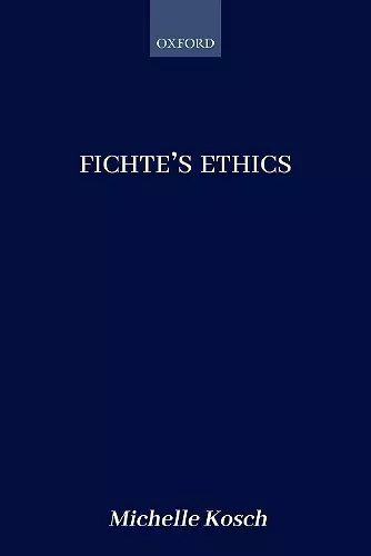 Fichte's Ethics cover