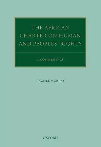 The African Charter on Human and Peoples' Rights cover