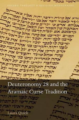 Deuteronomy 28 and the Aramaic Curse Tradition cover