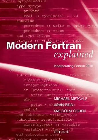 Modern Fortran Explained cover