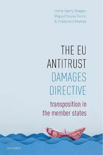 The EU Antitrust Damages Directive cover