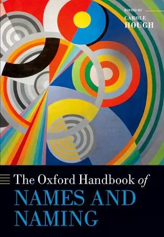 The Oxford Handbook of Names and Naming cover