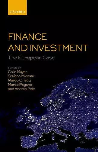 Finance and Investment: The European Case cover