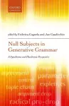 Null Subjects in Generative Grammar cover