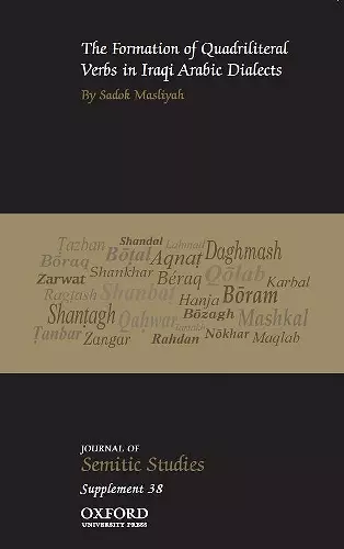 The Formation of Quadriliteral Verbs in Iraqi Arabic Dialects cover