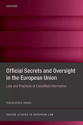 Official Secrets and Oversight in the EU cover