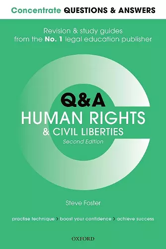 Concentrate Questions and Answers Human Rights and Civil Liberties cover