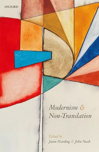 Modernism and Non-Translation cover