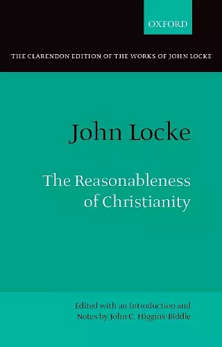 John Locke: The Reasonableness of Christianity cover