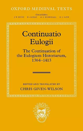 Continuatio Eulogii cover