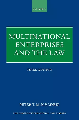 Multinational Enterprises and the Law cover