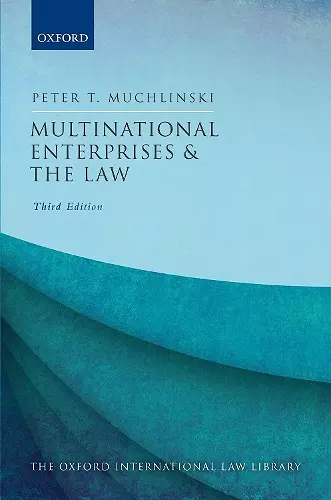 Multinational Enterprises and the Law cover