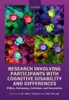 Research Involving Participants with Cognitive Disability and Differences cover