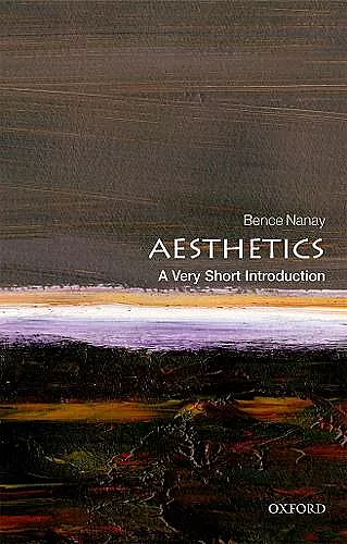 Aesthetics: A Very Short Introduction cover