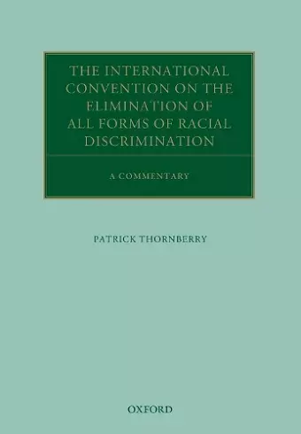 The International Convention on the Elimination of All Forms of Racial Discrimination cover