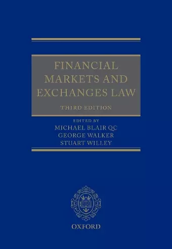 Financial Markets and Exchanges Law cover