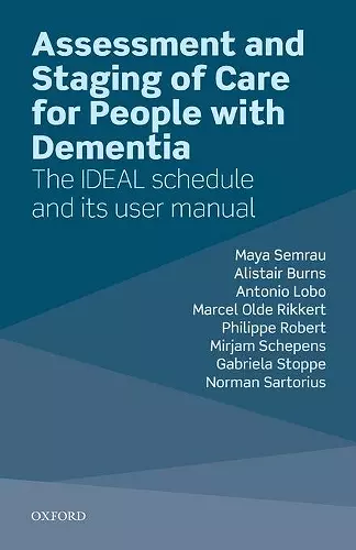 Assessment and Staging of Care for People with Dementia cover