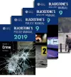 Blackstone's Police Manuals 2019: Four Volume Set cover