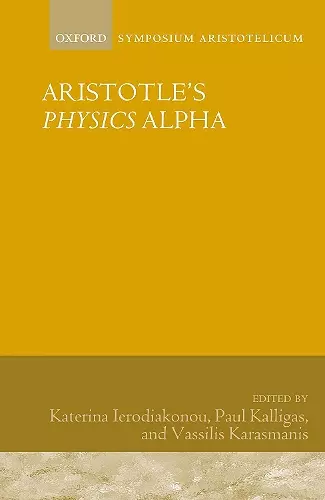 Aristotle's Physics Alpha cover