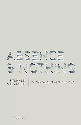 Absence and Nothing cover