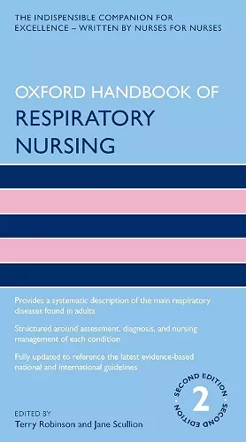 Oxford Handbook of Respiratory Nursing cover