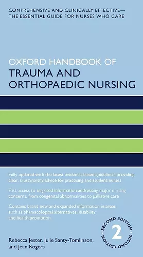 Oxford Handbook of Trauma and Orthopaedic Nursing cover