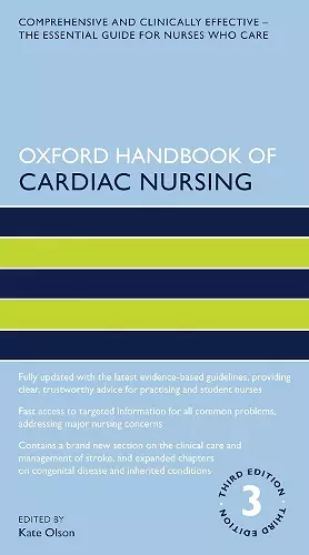 Oxford Handbook of Cardiac Nursing cover