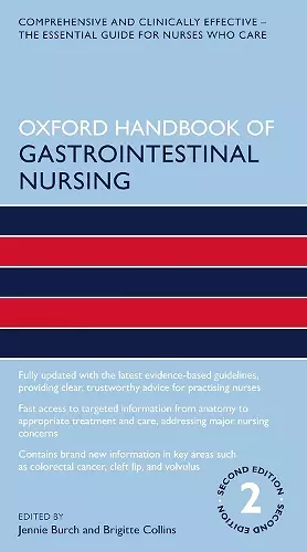 Oxford Handbook of Gastrointestinal Nursing cover