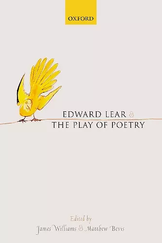 Edward Lear and the Play of Poetry cover