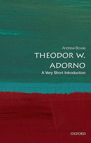 Theodor W. Adorno cover