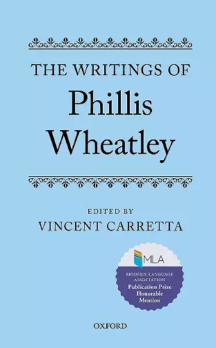 The Writings of Phillis Wheatley cover