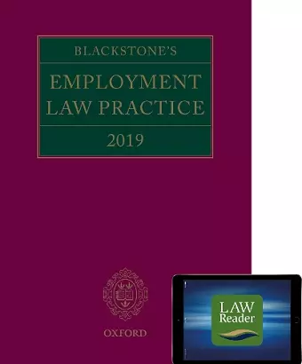 Blackstone's Employment Law Practice 2019 (book and digital pack) cover