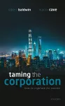 Taming the Corporation cover