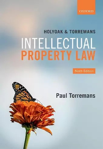 Holyoak and Torremans Intellectual Property Law cover