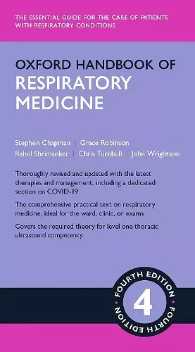 Oxford Handbook of Respiratory Medicine cover