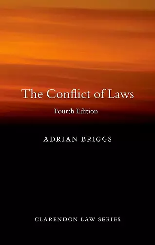 The Conflict of Laws cover