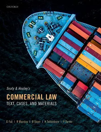 Sealy and Hooley's Commercial Law cover