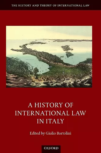 A History of International Law in Italy cover
