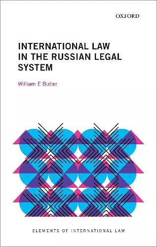 International Law in the Russian Legal System cover