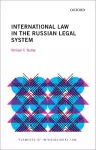 International Law in the Russian Legal System cover